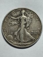 (75) Walking Liberty Half Dollar USA 1939