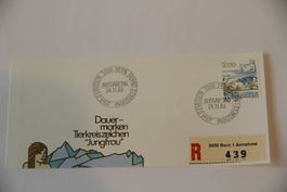 FDC, Dauermarken, 24.11.83, Wert Fr. 2.00 " Jungfrau"