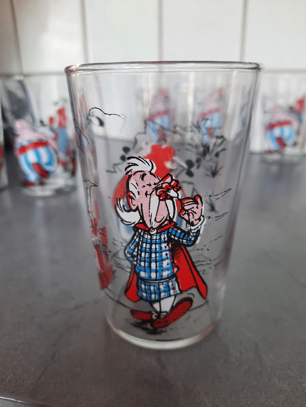 Bicchieri: 6 VERRES , ASTÉRIX. Vers 1970 – Usato da Le Locle venduto da marylise01 4