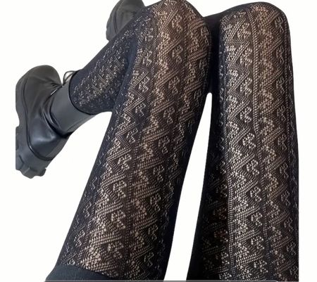 Collant a pizzo-1size-unisex- nuovo
