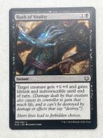 Magic The Gathering Rush of Vitality Karte, neuwertig