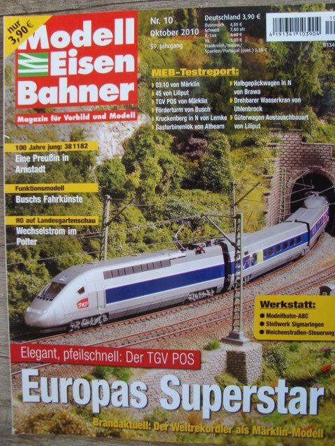 Riviste & Magazine: Modelleisenbahner Nr. 10 Oktober 2010 – Nuovo (secondo la descrizione) da Thun venduto da Abigboss