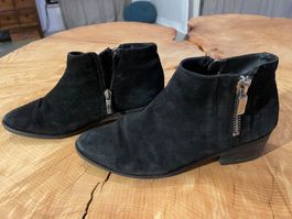 Janet & Janet Lederstiefel Gr. 38 / Bottines cuir noir
