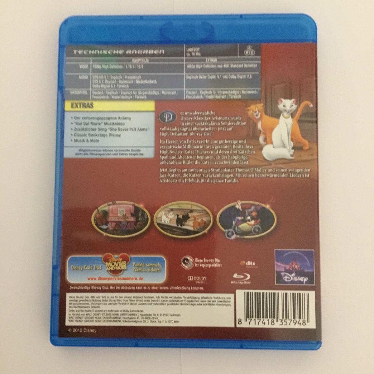 Tutti i DVDs: Aristocats Blu Ray – Nuovo (secondo la descrizione) da Blauen venduto da sternchen66 1