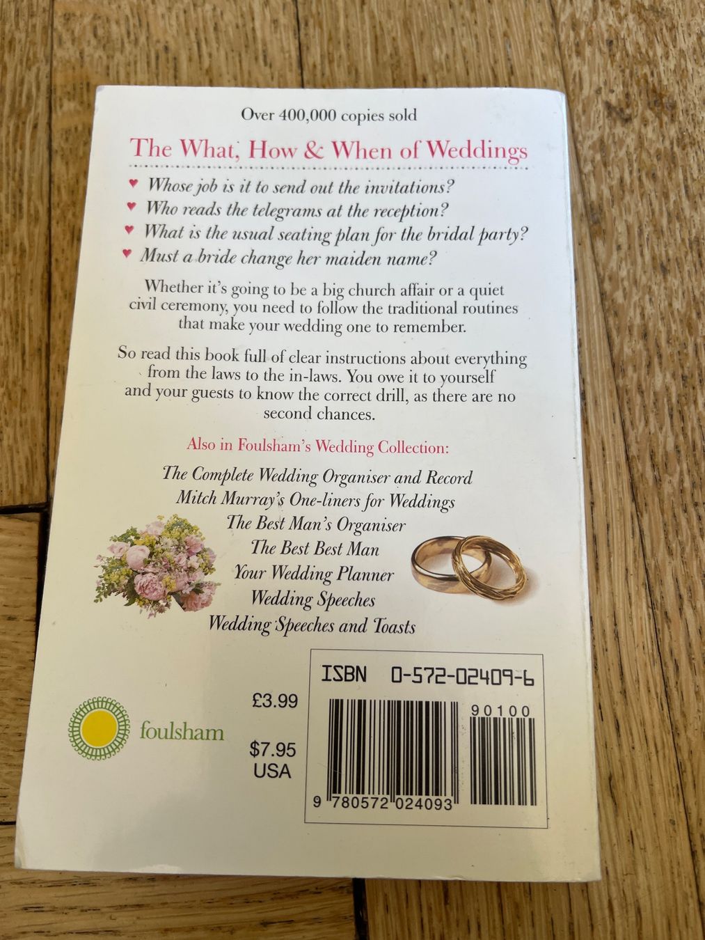 Bücher: Wedding Ettiquette Book – Gebraucht aus Beinwil am See von brigittehug 1