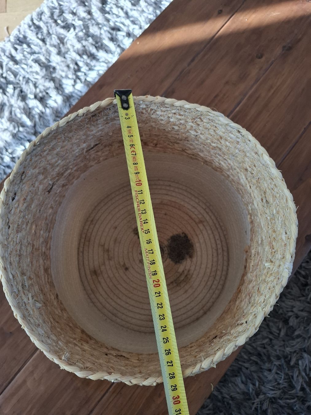 Vasi per fiori: Panier (cache-pot) en corde bicolore 27 cm – Usato da Neuchâtel venduto da FloKo88 3