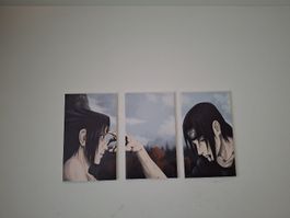 Naruto Leinwand Bilder, 3er-Set