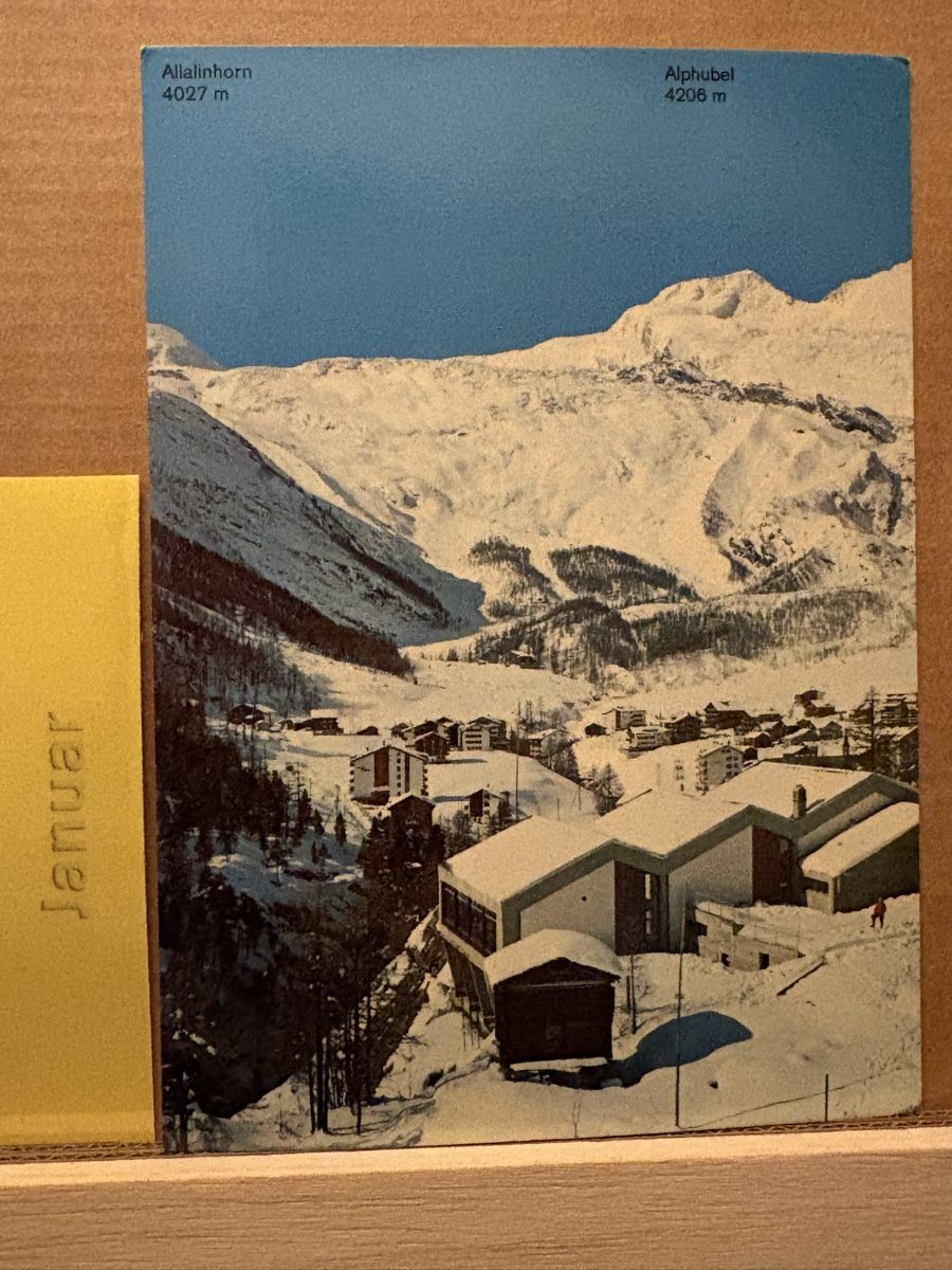 Cartoline postali: AK von Saas Fee – Usato da Rümlang venduto da Kartenpost1