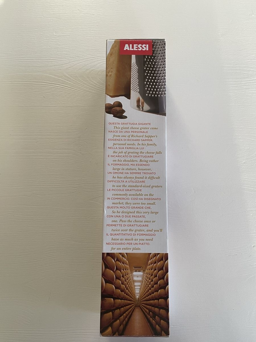 Alessi Elettrodomestici da cucina: Alessi - Todo Grater by Richard Sapper – Nuovo e nell'imballaggio originale da Zürich venduto da bncmgg 2