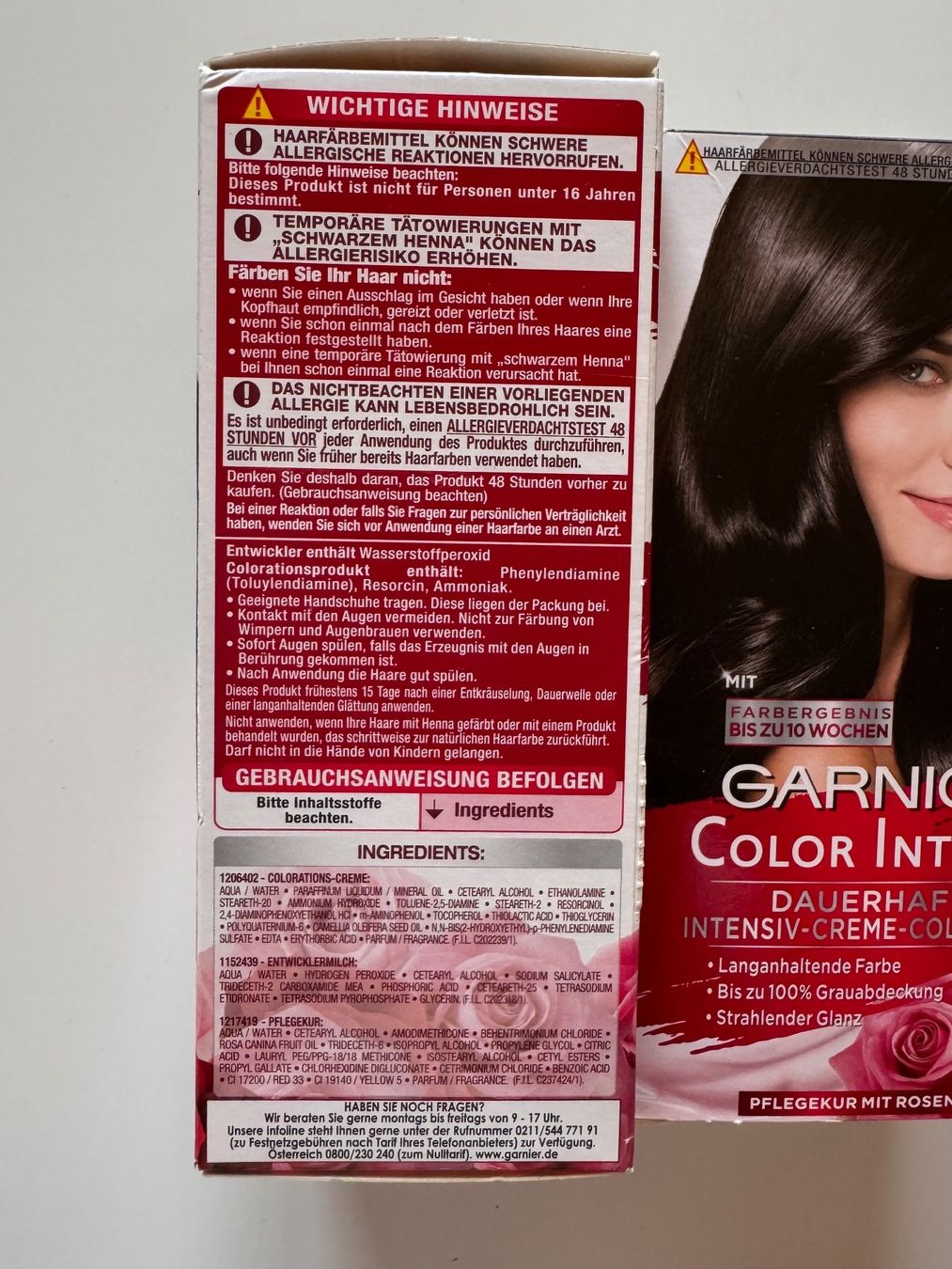 Färbemittel: Neue Haarfarbe Garnier Dunkelbraun – Neu und originalverpackt aus Grosswangen von Second_hand_paradise 3