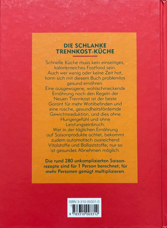 Abnehmen mit der schnellen Trennkost Kaufen auf Ricardo