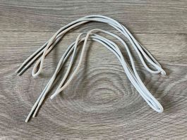 Schnürsenkel Schuhbändel / 161 cm / Hellgrau / 1 Paar / Neu