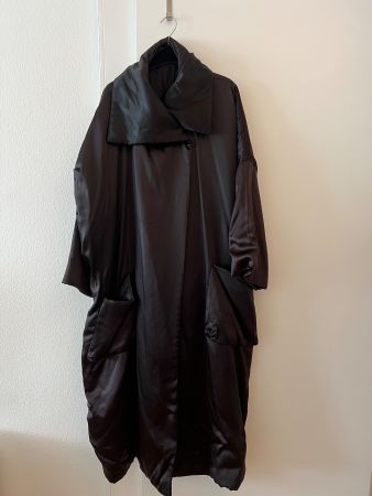 Schwarzer Wintermantel, Gr. L, Simple by Magdalena Ernst