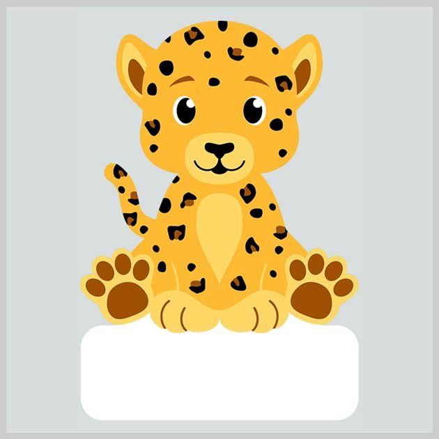 Articoli in legno: Geburtstafel "Leopard" zum selber machen – Nuovo e nell'imballaggio originale da Schwyz venduto da Riba6367 1