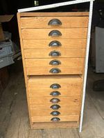 Schubladenstock Holz alt