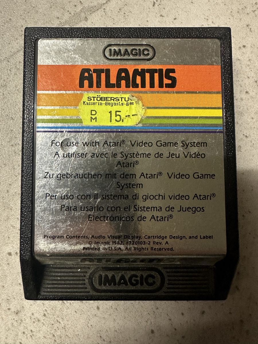 Atari Giochi: Atari 2600 Spiel Atlantis – Usato da Kestenholz venduto da Matti_10