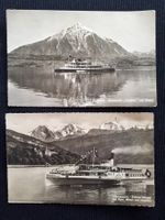 2 AK DAMPFSCHIFF - MOTORSCHIFF - THUNERSEE