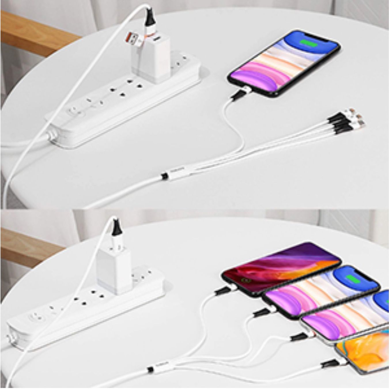 Kabel: Multi USB Kabel 6 in 1 3A 1.2M Universelles USB A/C – Neu und originalverpackt aus Bülach von StoreInShop.com 7