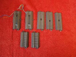 7 Verschiedene  C Schienen teile  .H0 von Märklin. Gebraucht