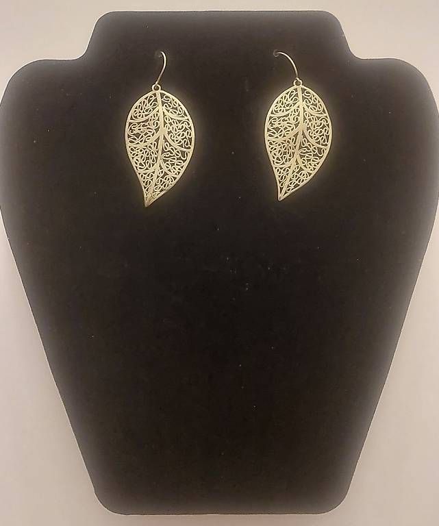 Boucles d'oreille: Orecchini a foglia in argento – D'occasion à Tesserete par La-Fleur-De-Cerisier 4