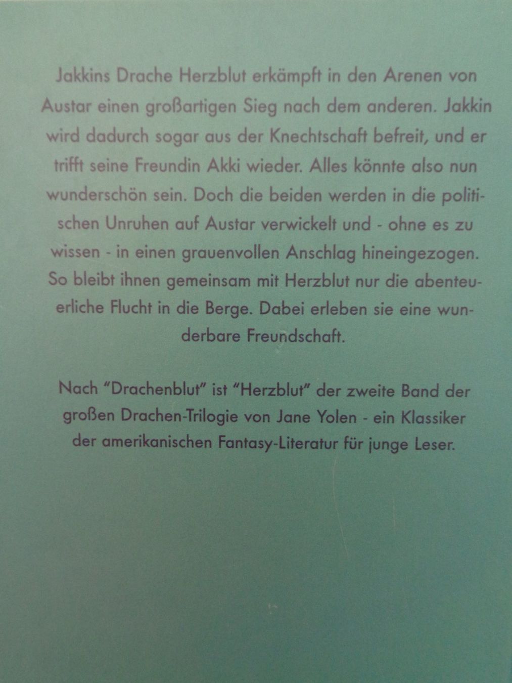 Bücher: 3 Bücher - Drachenblut - Herzblut - die Drachenbotschaft – Gebraucht aus Chur von Oregano1 4
