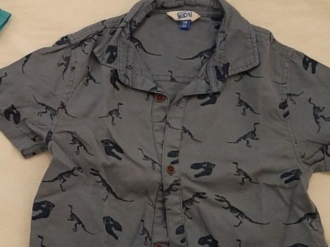 Camicie, T-shirt & Polo: Neues Dinosaurier Hemd 116 – Nuovo (secondo la descrizione) da Wohlen AG venduto da Fabe3 1
