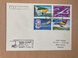 Rumänien 1984 Sonderflug NABA Züri 84 Swissair
