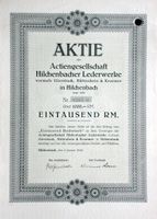 AG Hilchenbacher Lederwerke, Hilchenbach - 1942