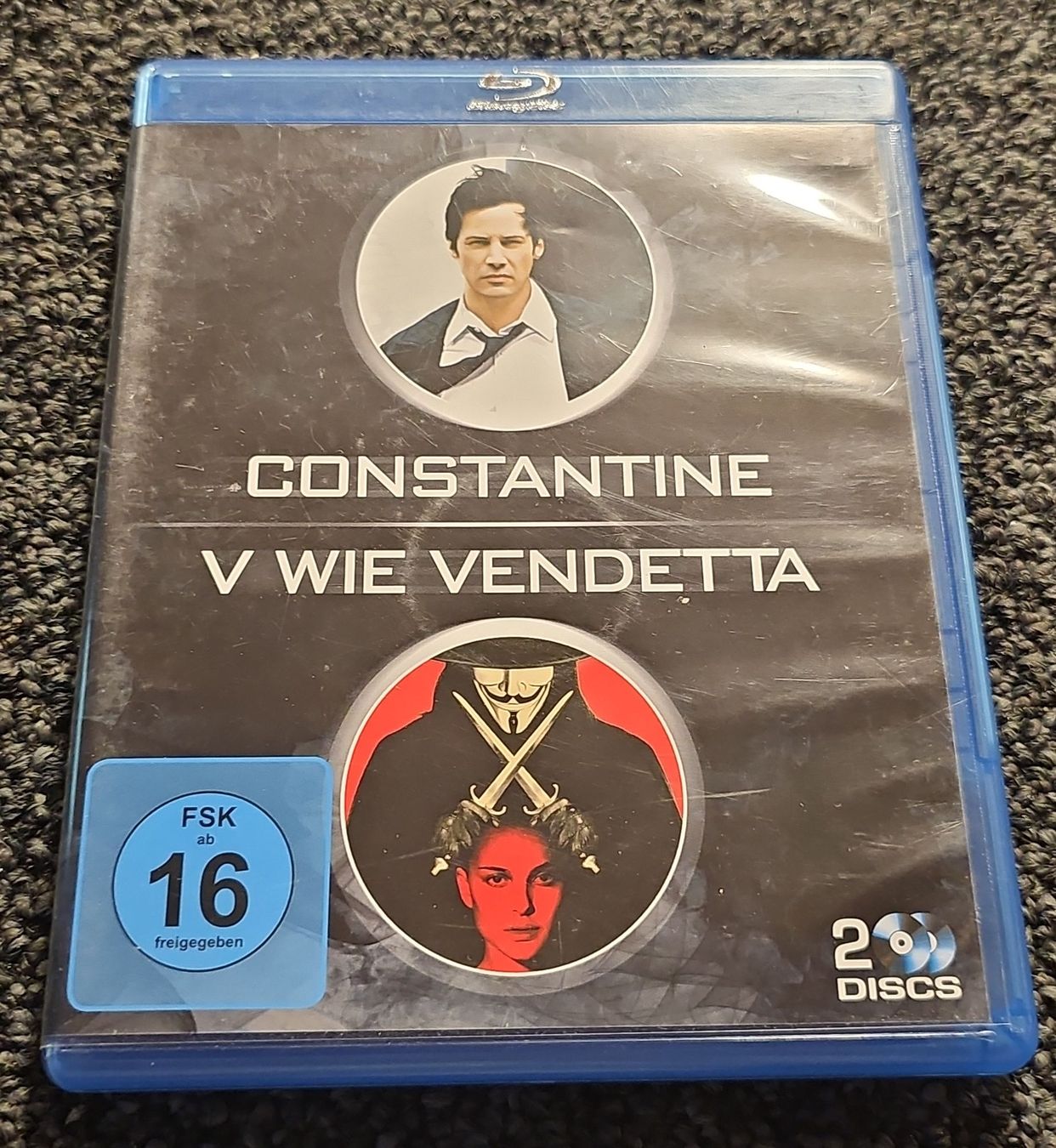 Alle DVDs: Constantine / V wie Vendetta Blu-ray  – Gebraucht aus Ruswil von jan_bxl5