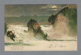 1899, RHEINFALL, BERGGESICHTER, KILLINGER Nr. 109, UNGEL.