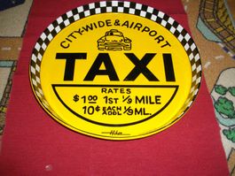 Servierblech City- Wide &Airport Taxi
