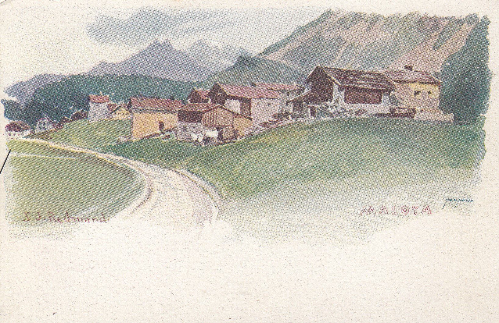 Cartes postales: Maloja   GR       -      LITHO       ca. 1900 – D'occasion à Brig par Valcards54