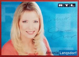 Antonia Langsdorf Autogramm signiert Foto 10x15cm