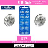 Renata 317 SR516SW Knopfzellenbatterie - 5 Stk.