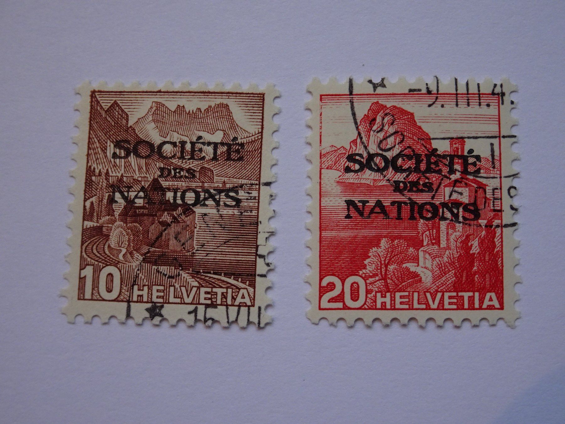 Tous les timbres: Völkerbund 1942/43 – D'occasion à Aadorf par Chnorli-Furz