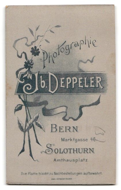 Fotografie & Manifesti: Fotografie Jb. Deppeler, Bern, Marktgass – Usato da Berlin venduto da bartko-reher 1