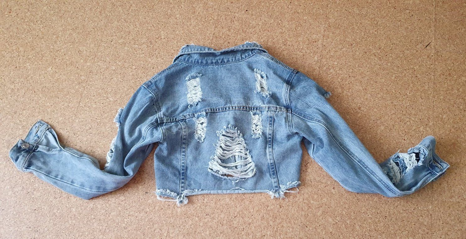 Shein Altro abbigliamento per bambina: Kurze Jeansweste, Gr. XS – Nuovo (secondo la descrizione) da Unterentfelden venduto da LookoutMt 1