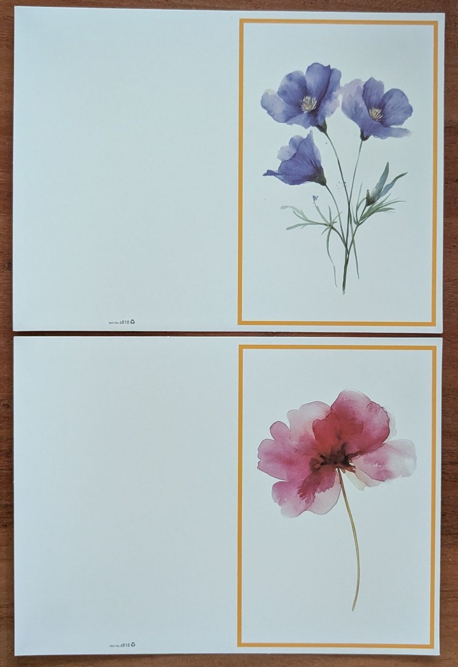 Cartoline: 2 Stück Blumenkarten Neutral A6 – Nuovo (secondo la descrizione) da Zürich venduto da Milk-and-Chicken