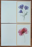 2 Stück Blumenkarten Neutral A6