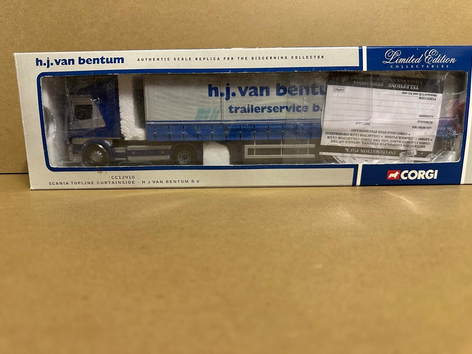 Corgi Toys Modellbausätze & Standmodelle: Corgi Scania van Bentum – Gebraucht aus Dagmersellen von FBM-Bacheli