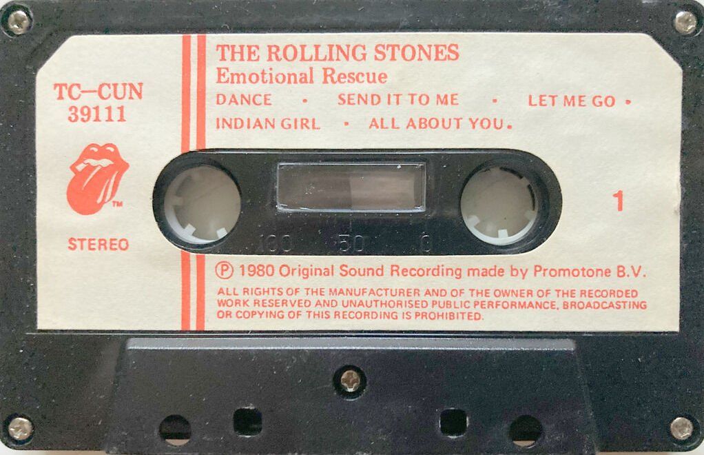 Cassettes audio: ROLLING STONES - EMOTIONAL RESCUE – D'occasion à Bottens par hotter-than-hell 2