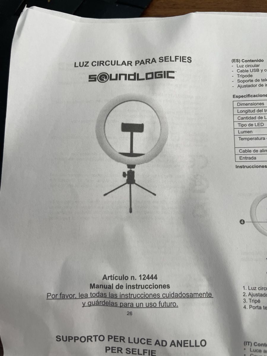 Altro in Decorazioni & Accessori: Neue selfie light ring stand – Nuovo e nell'imballaggio originale da Illnau venduto da cla_jqf8 2