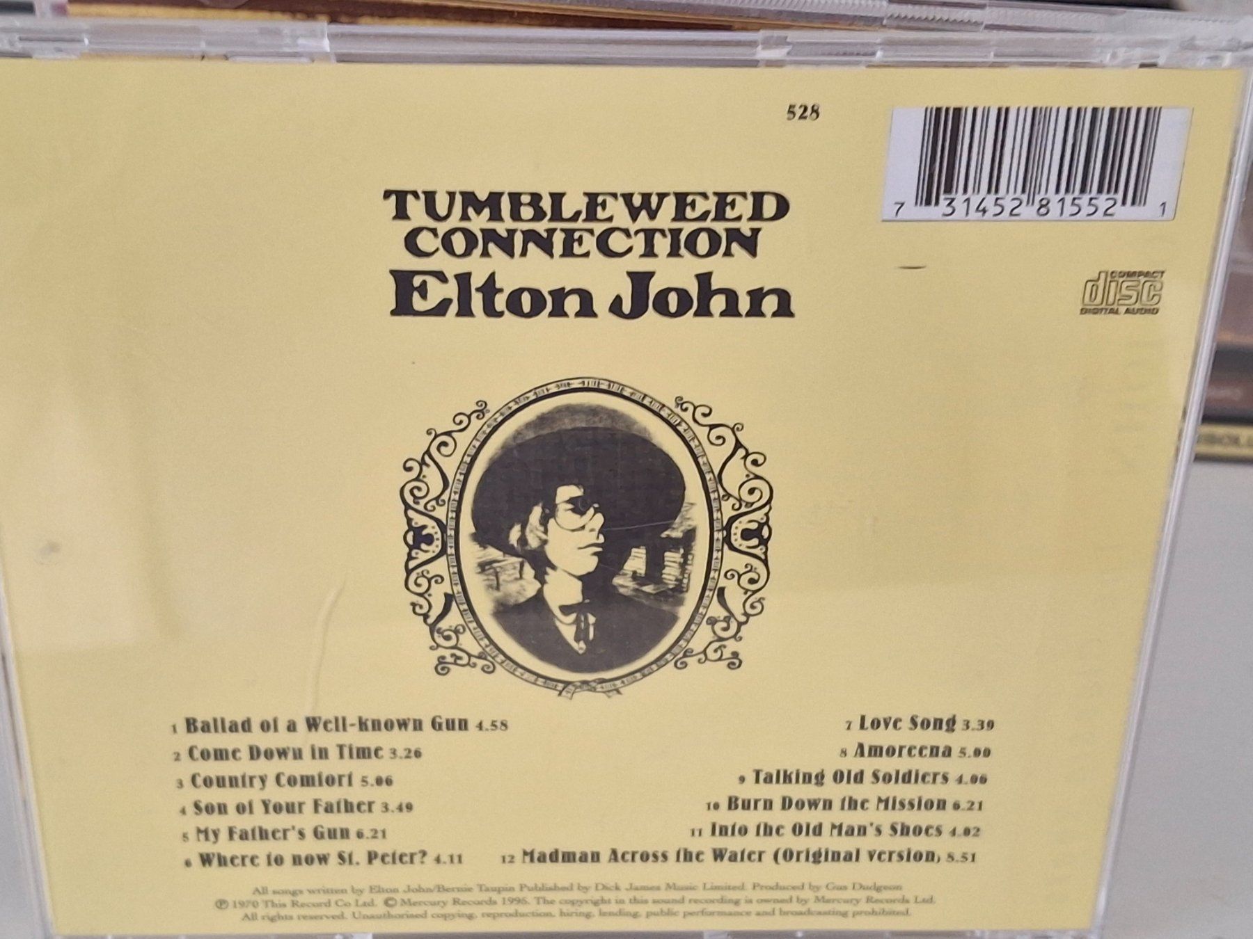 CD: CD Elton John -Tumbleweed Connection – Usato da Aarberg venduto da Jackup1 1