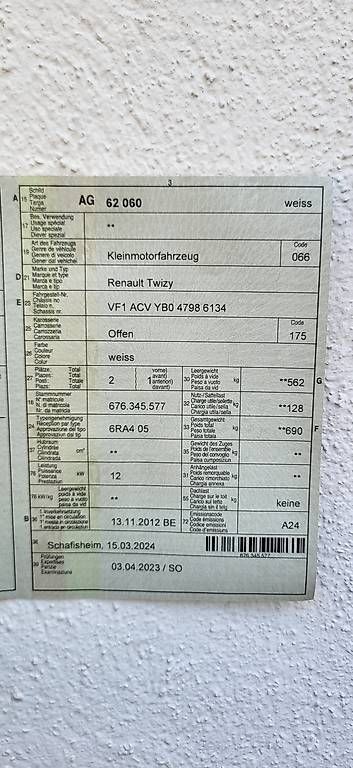 Renault Autos: Renault Twizy 80 – Gebraucht aus Aarburg von etceterae 1