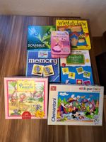 7 x SPIELE (a2) haba, clementoni, ravensburger,...
