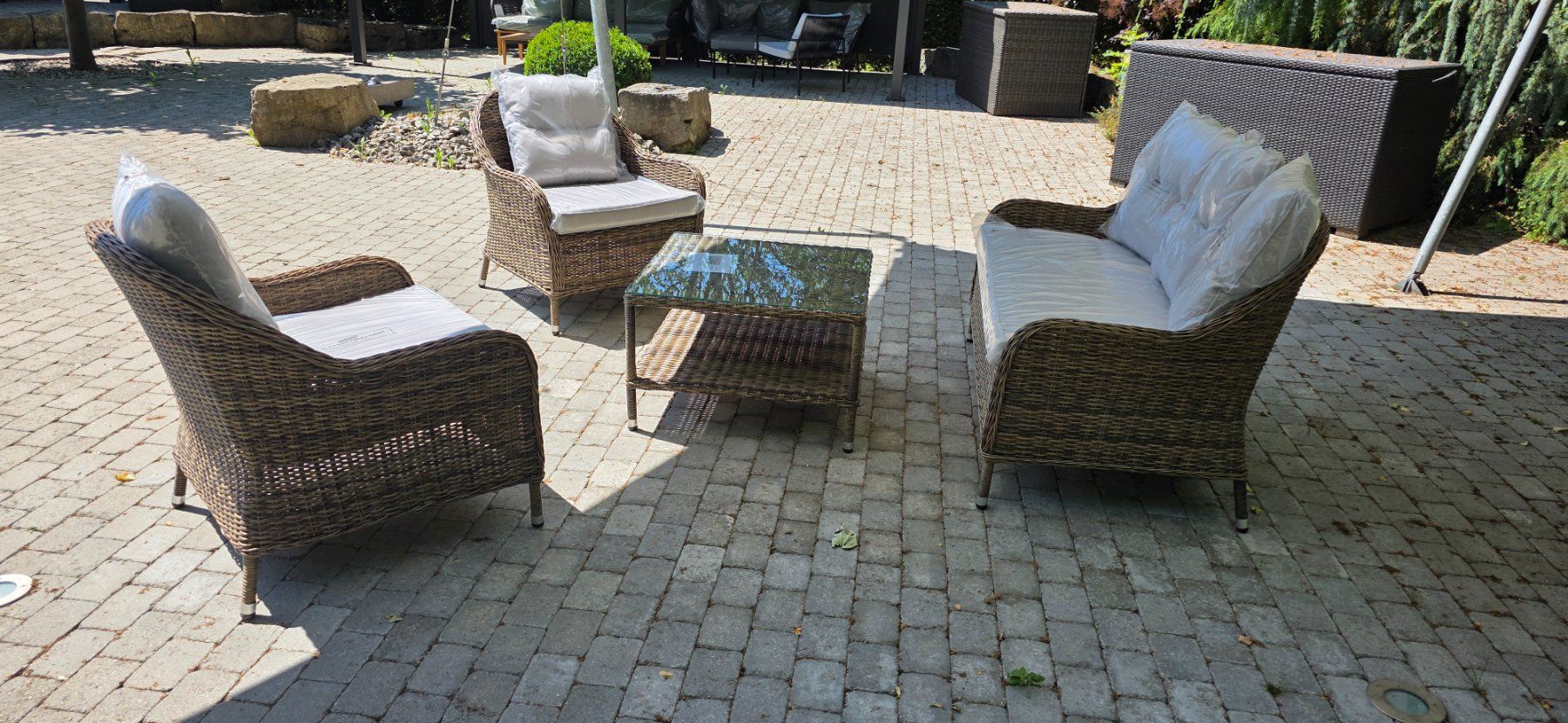 Divani: Gartenlounge Set 40% Rabatt Wicker Lounge – Nuovo e nell'imballaggio originale da Lützelflüh-Goldb venduto da Rampenverkauf_72_ 3