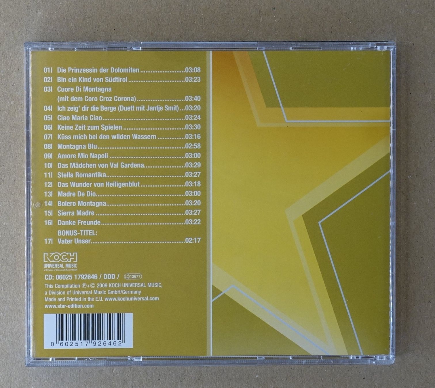 CD: Oswald Sattler - Star Edition - F9 – Usato da Sessa venduto da fraenklishop 1