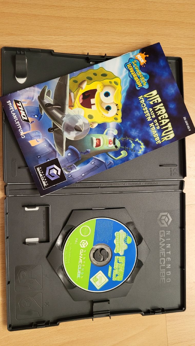 Nintendo Giochi: SpongeBob / Nintendo Gamecube Spiele Set.3x Kompl. – Usato da Biel/Bienne venduto da Retrohr 3