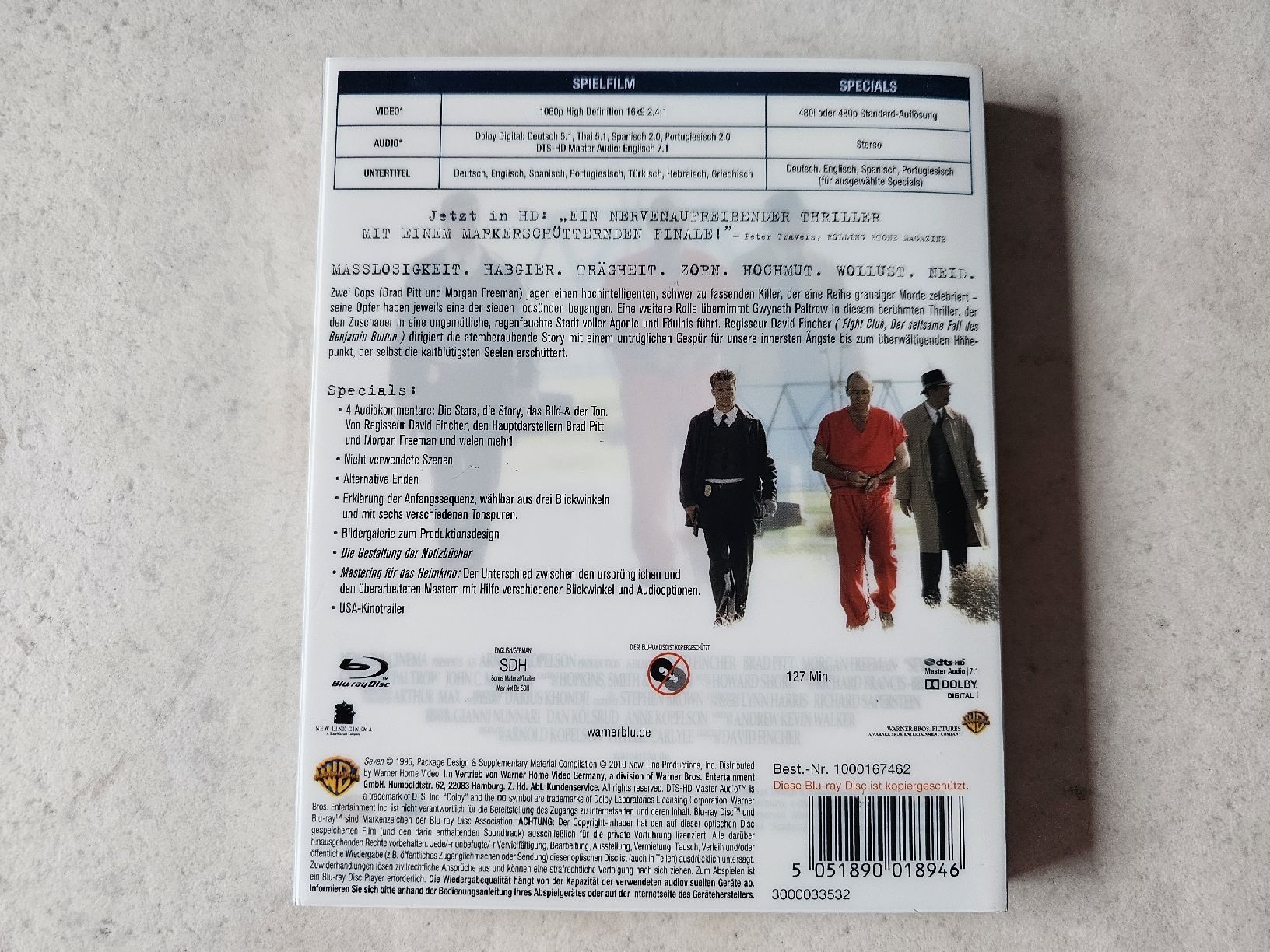 Tutti i DVDs: Sieben  -  Mediabook Bluray / Premium Collection – Usato da Schneisingen venduto da backstore24 1