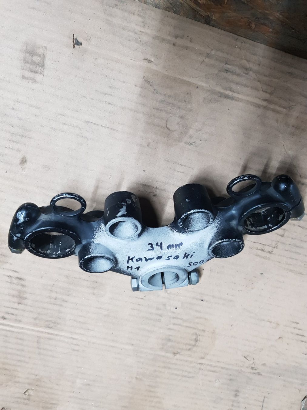 Kawasaki Tutti i ricambio per moto: Kawasaki H1 500ccm Gabelbrücke – Usato da heiden venduto da Dezibell 2
